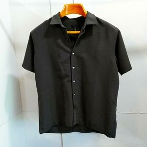 Van Hessen L16-16 1/2 men brown shirt shortsleeve